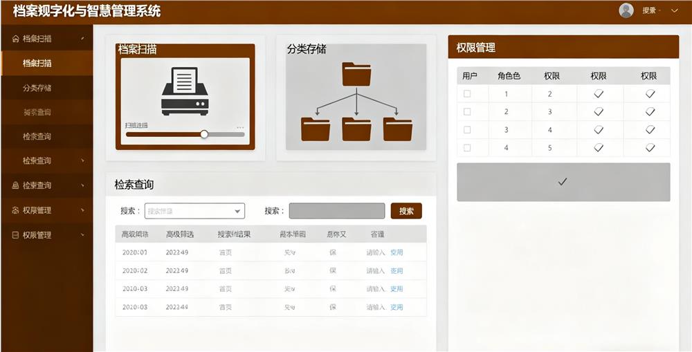 档案数字化与智慧管理系统
